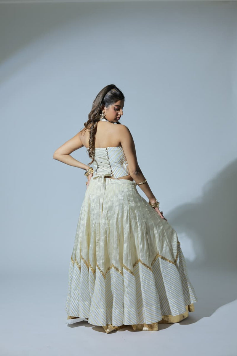 Shakti – Tissue Silk Lehenga Set