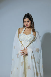 Shakti – Tissue Silk Lehenga Set