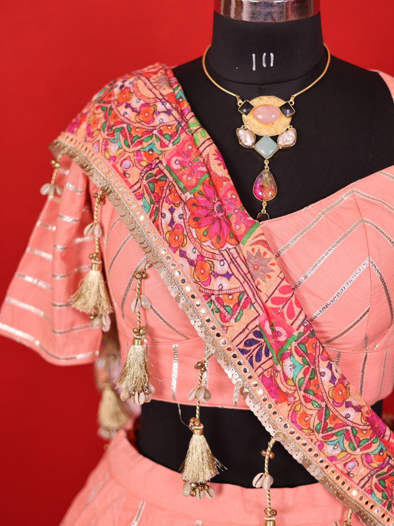 Sanskriti – Pure Jaipur Maal Cotton Lehenga Set