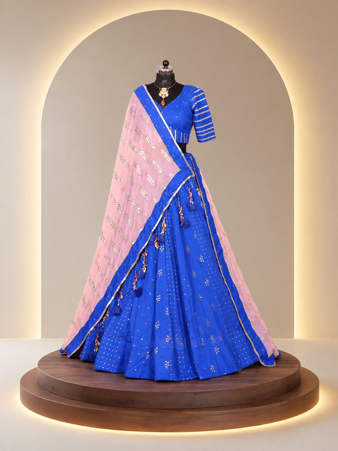 Taal – Mukesh Work Cotton Lehenga Set