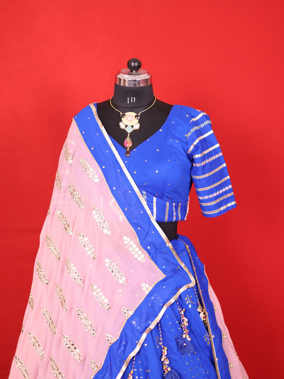 Taal – Mukesh Work Cotton Lehenga Set