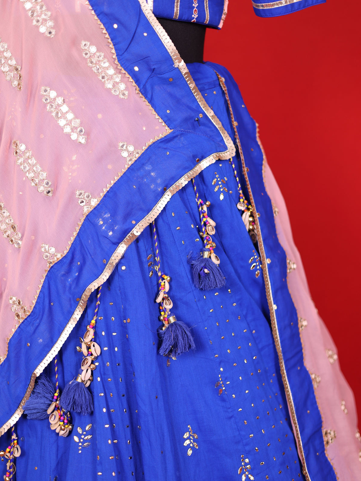 Taal – Mukesh Work Cotton Lehenga Set