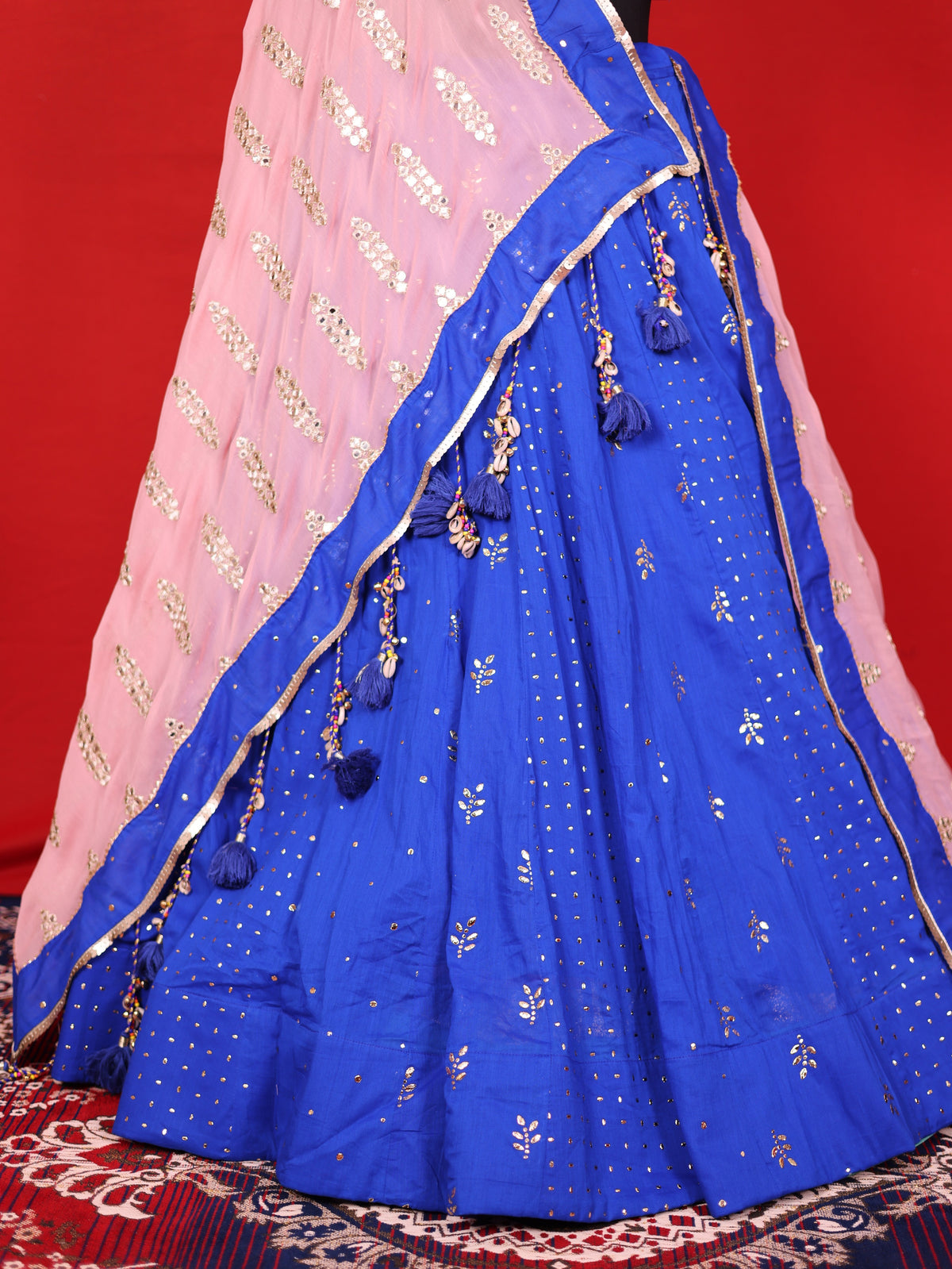 Taal – Mukesh Work Cotton Lehenga Set