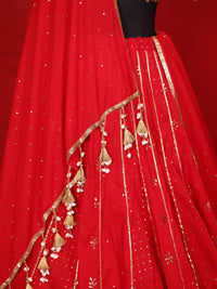 Tripur Sundri – Mukesh Work  Cotton Lehenga