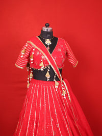 Tripur Sundri – Mukesh Work  Cotton Lehenga